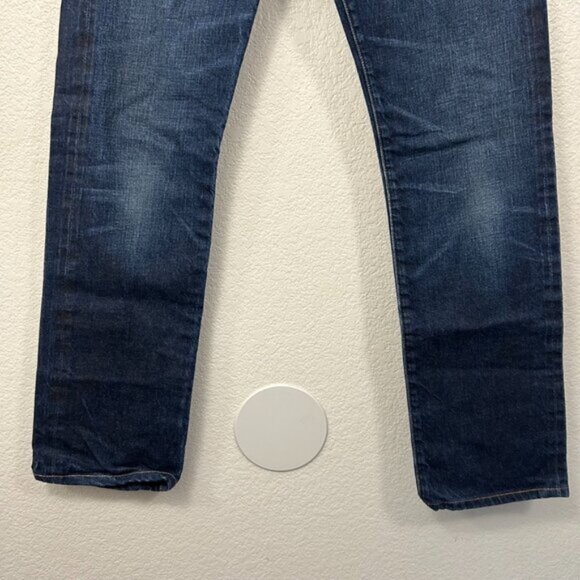 Imogene + Willie Willie Straight Leg Selvage Denim Jeans Button Fly Made in USA - Picture 3 of 13